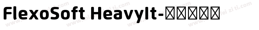 FlexoSoft HeavyIt字体转换